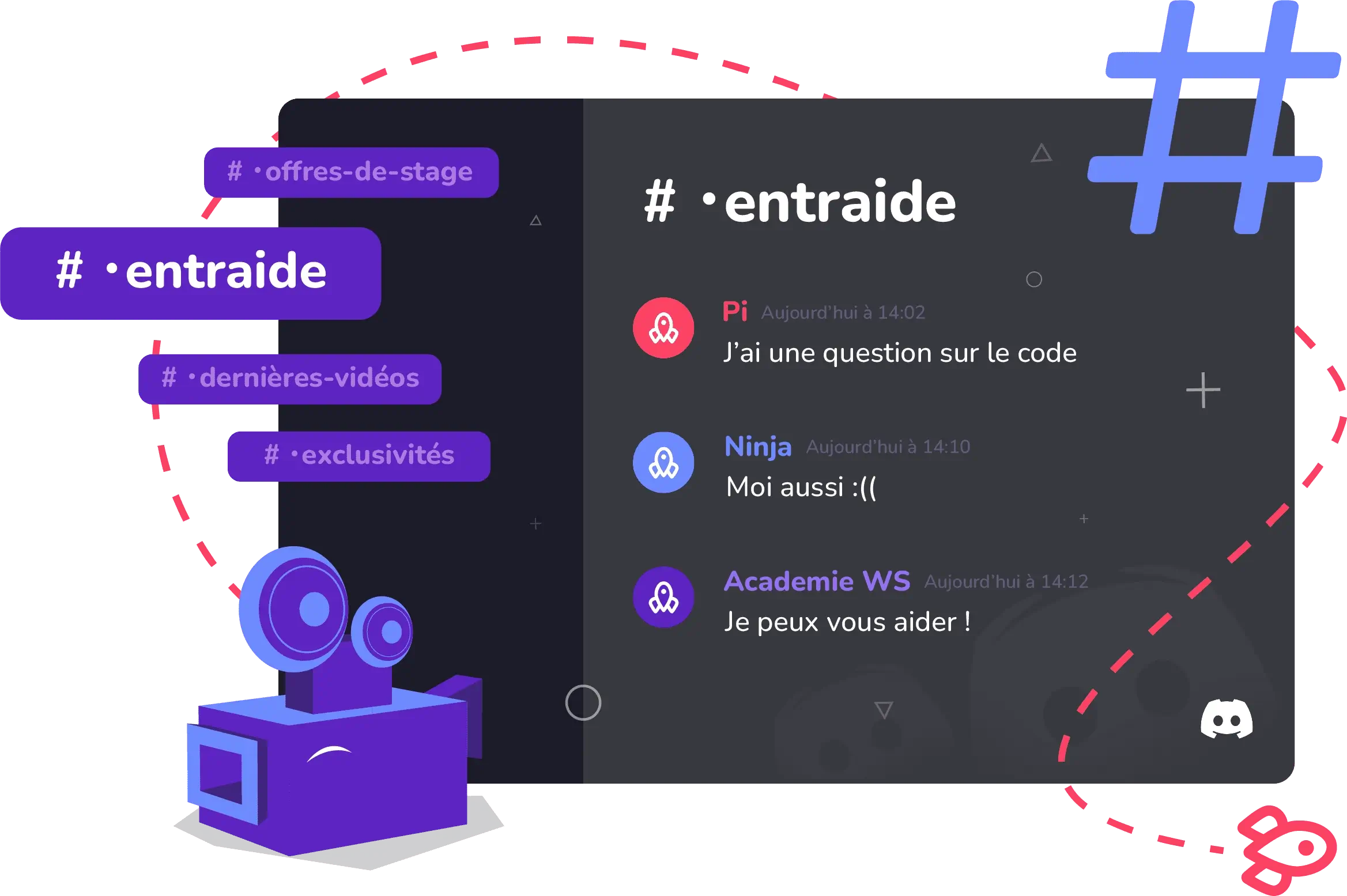 Accédez à notre discord